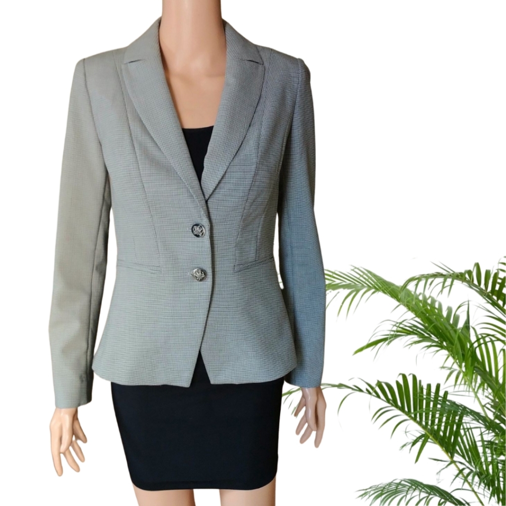 White House Black Market Women's Gray Blazer Size XS